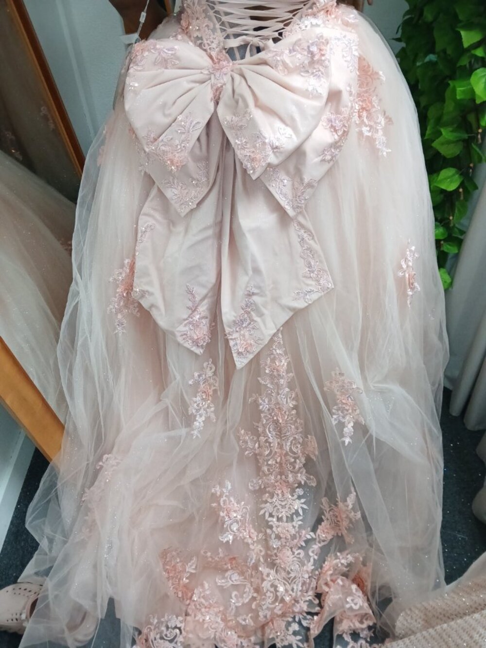 Pink Princess Prom Dress - Picture 4 of 4